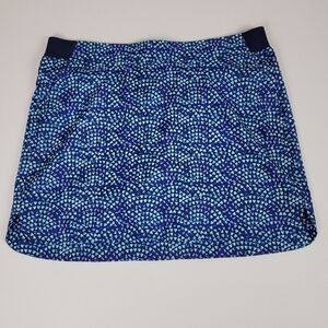 Cypress Club Blue Depths Printed Golf/Pickleball Skirt/Skort Sz XL